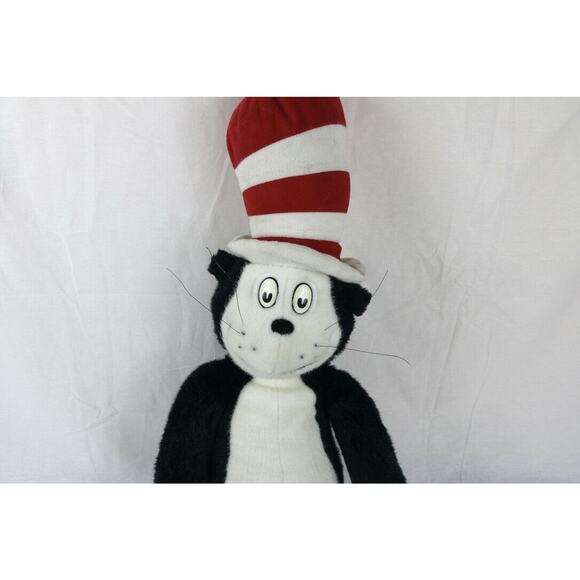 Vintage Dr. Seuss Cat in the Hat Vintage 1995 Macy's 30" Plush Toy Collectible - Picture 2 of 6